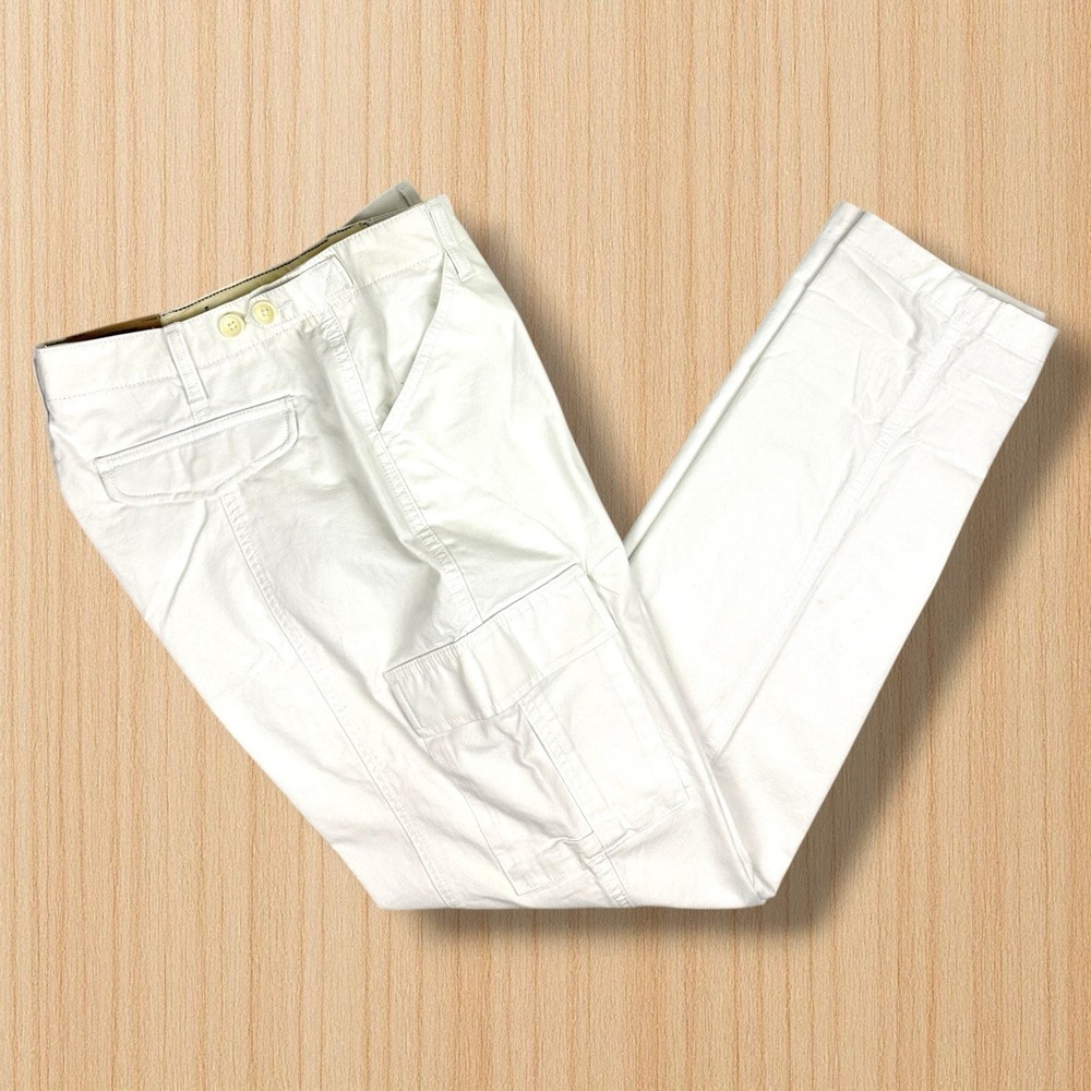 Land's End Women's Size 8 Low Rise Straight Leg Canvas Pants Heavyweight NWT $60 - Picture 3 of 13